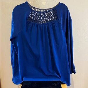 Chico’s Elegant Blue Women's Top size XL, Chico’s size 3 NWT